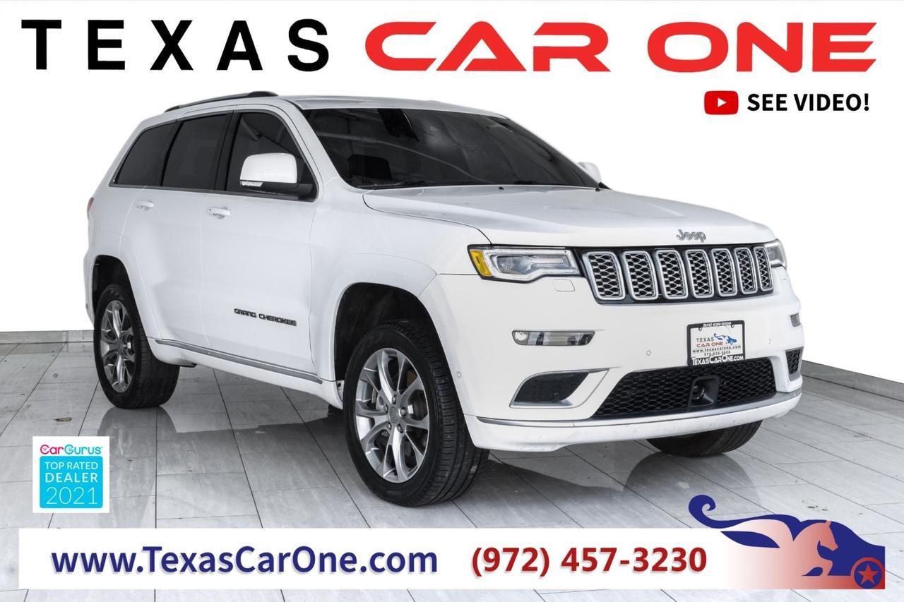 2020 Jeep Grand Cherokee SUMMIT 4WD 5.7L HEMI BLIND SPOT ASSIST FORWARD COLLISION ALERT NAVIGATION PANORAMA