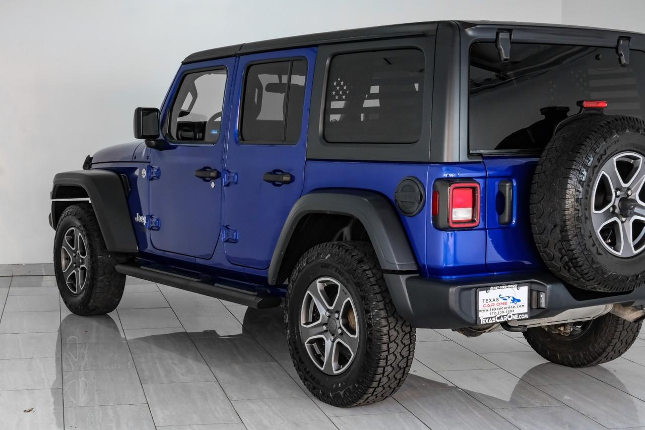 2020 Jeep Wrangler UNLIMITED SPORT 4WD AUTOMATIC HARD TOP CONVERTIBLE HEATED SEATS Carrollton TX