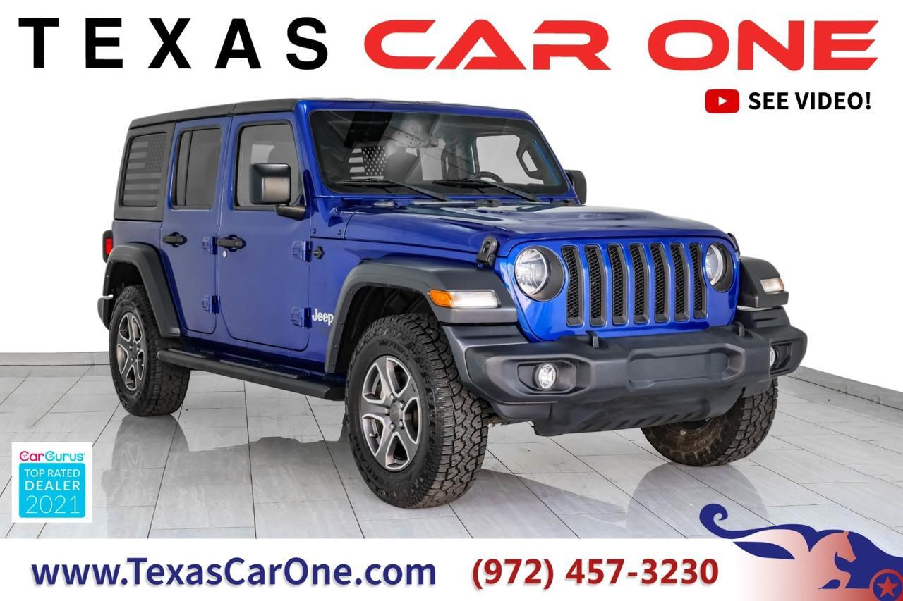 2020 Jeep Wrangler UNLIMITED SPORT 4WD AUTOMATIC HARD TOP CONVERTIBLE HEATED SEATS Carrollton TX