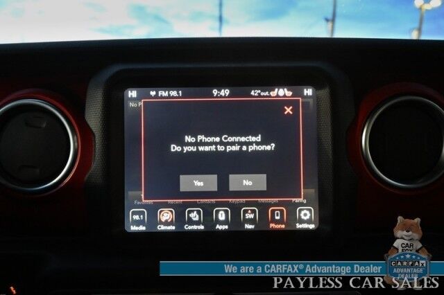 2020 Jeep Wrangler Unlimited Rubicon / 4X4 / Auto Start / Heated Leather Seats / Heated Steering Wheel / NAV / Alpine Speakers / Adaptive Cruise Control / Blind Spot Alert / Apple CarPlay & Android Auto / ZEON12-S Winch / FUEL Wheels / Tow Pkg Anchorage AK