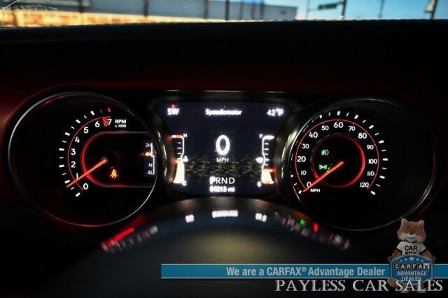 2020 Jeep Wrangler Unlimited Rubicon / 4X4 / Auto Start / Heated Leather Seats / Heated Steering Wheel / NAV / Alpine Speakers / Adaptive Cruise Control / Blind Spot Alert / Apple CarPlay & Android Auto / ZEON12-S Winch / FUEL Wheels / Tow Pkg Anchorage AK