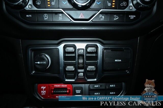 2020 Jeep Wrangler Unlimited Rubicon / 4X4 / Auto Start / Heated Leather Seats / Heated Steering Wheel / NAV / Alpine Speakers / Adaptive Cruise Control / Blind Spot Alert / Apple CarPlay & Android Auto / ZEON12-S Winch / FUEL Wheels / Tow Pkg Anchorage AK