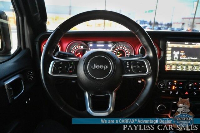 2020 Jeep Wrangler Unlimited Rubicon / 4X4 / Auto Start / Heated Leather Seats / Heated Steering Wheel / NAV / Alpine Speakers / Adaptive Cruise Control / Blind Spot Alert / Apple CarPlay & Android Auto / ZEON12-S Winch / FUEL Wheels / Tow Pkg Anchorage AK