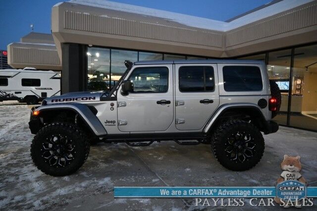 2020 Jeep Wrangler Unlimited Rubicon / 4X4 / Auto Start / Heated Leather Seats / Heated Steering Wheel / NAV / Alpine Speakers / Adaptive Cruise Control / Blind Spot Alert / Apple CarPlay & Android Auto / ZEON12-S Winch / FUEL Wheels / Tow Pkg Anchorage AK
