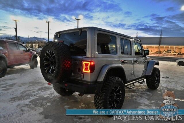 2020 Jeep Wrangler Unlimited Rubicon / 4X4 / Auto Start / Heated Leather Seats / Heated Steering Wheel / NAV / Alpine Speakers / Adaptive Cruise Control / Blind Spot Alert / Apple CarPlay & Android Auto / ZEON12-S Winch / FUEL Wheels / Tow Pkg Anchorage AK