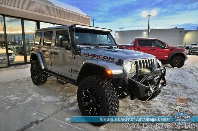 2020 Jeep Wrangler Unlimited Rubicon / 4X4 / Auto Start / Heated Leather Seats / Heated Steering Wheel / NAV / Alpine Speakers / Adaptive Cruise Control / Blind Spot Alert / Apple CarPlay & Android Auto / ZEON12-S Winch / FUEL Wheels / Tow Pkg Anchorage AK