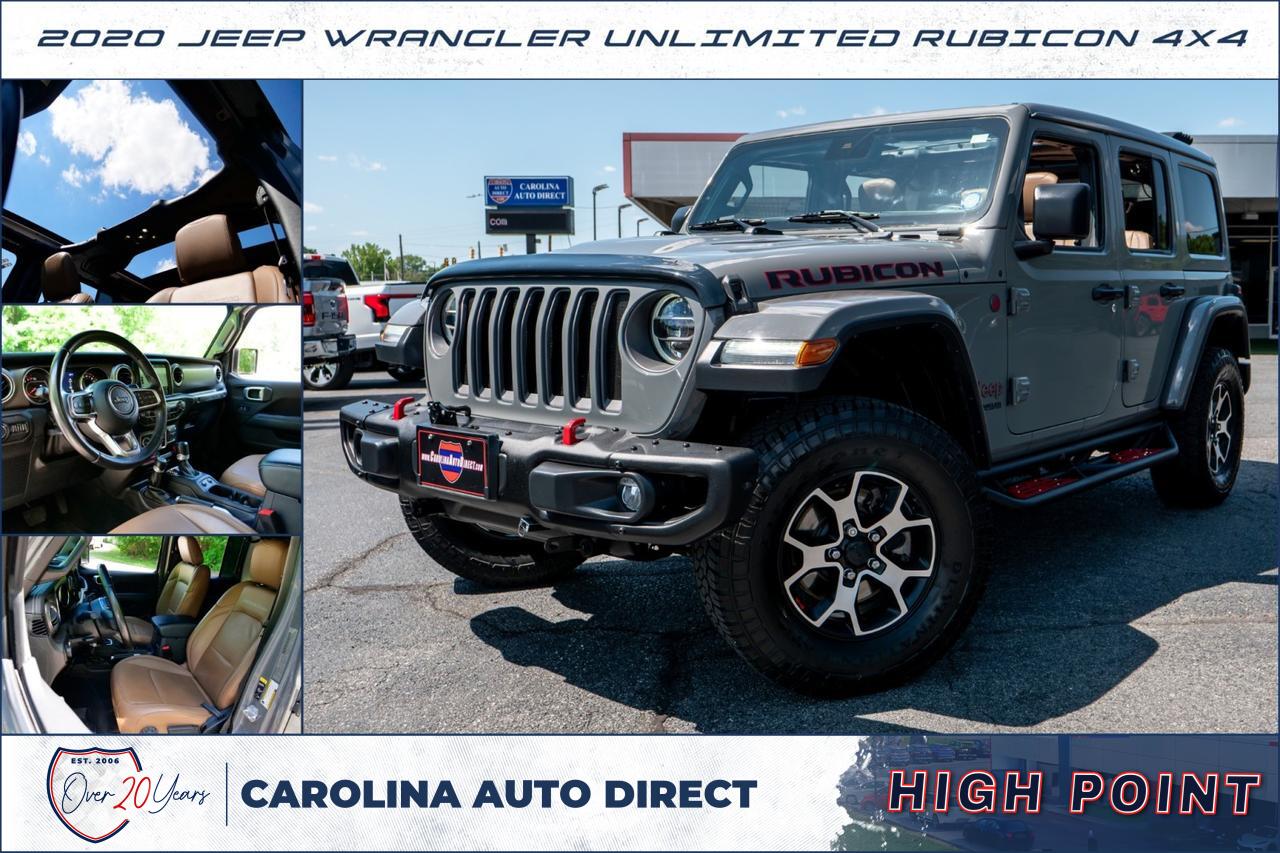 2020 Jeep Wrangler Unlimited Rubicon 4X4 / Sky One Roof / Leather Seats!