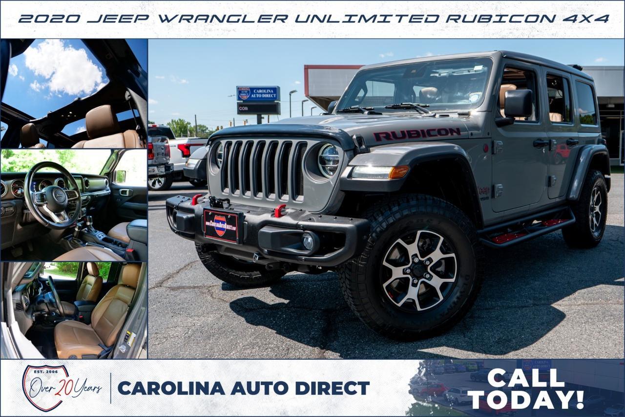 2020 Jeep Wrangler Unlimited Rubicon 4X4 / Sky One Roof / Leather Seats!