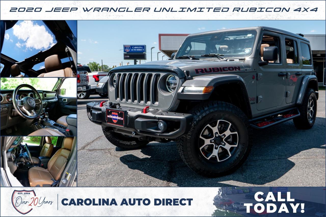 2020 Jeep Wrangler Unlimited Rubicon 4X4 / Sky One Roof / Leather Seats!