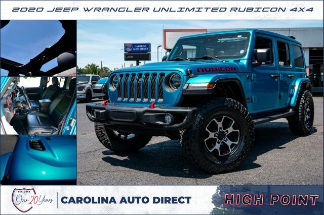 2020 Jeep Wrangler Unlimited Rubicon 4X4 / Sky One Roof / Steel Bumper Group!