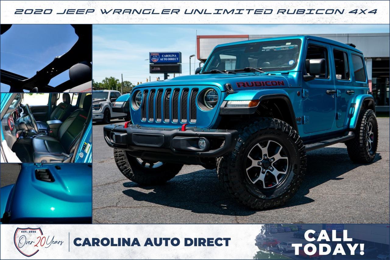 2020 Jeep Wrangler Unlimited Rubicon 4X4 / Sky One Roof / Steel Bumper Group!