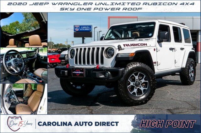 2020 Jeep Wrangler Unlimited Rubicon 4X4 / Sky One Top / Steel Bumpers & More!