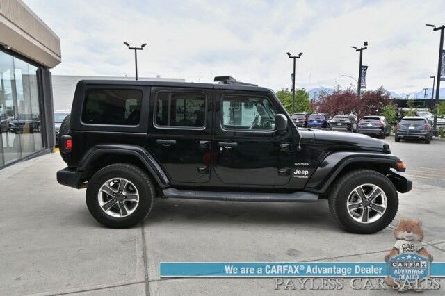 2020 Jeep Wrangler Unlimited Sahara / 4X4 / Hybrid / Automatic / Hardtop / Power Locks, Windows & Mirrors / Apple CarPlay & Android Auto / Back Up Camera / Air Conditioning / Cruise Control / Alloy Wheels / 22 MPG / 1-Owner Anchorage AK