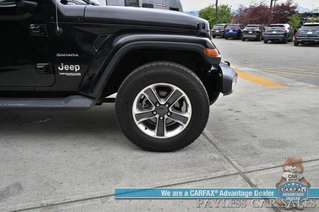 2020 Jeep Wrangler Unlimited Sahara / 4X4 / Hybrid / Automatic / Hardtop / Power Locks, Windows & Mirrors / Apple CarPlay & Android Auto / Back Up Camera / Air Conditioning / Cruise Control / Alloy Wheels / 22 MPG / 1-Owner Anchorage AK