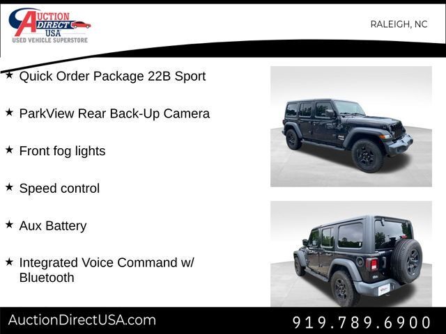 2020 Jeep Wrangler Unlimited Sport Raleigh NC