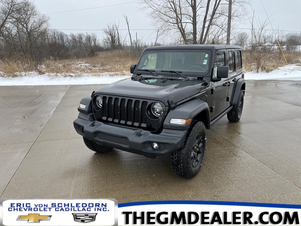 2020 Jeep Wrangler Unlimited Willys 4WD Technology ColdWx Convenience Black3-PieceHardtopGroups w/Alpine HtdSeats RemoteStart Milwaukee WI