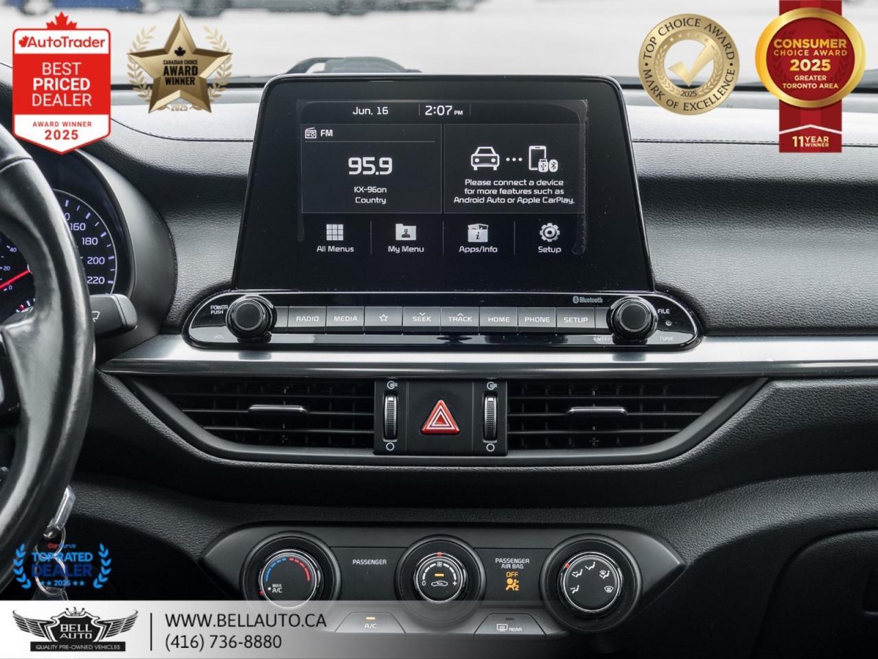 2020 Kia Forte EX B.CAM SUNROOF BLUETOOTH NOACCIDENT Toronto ON