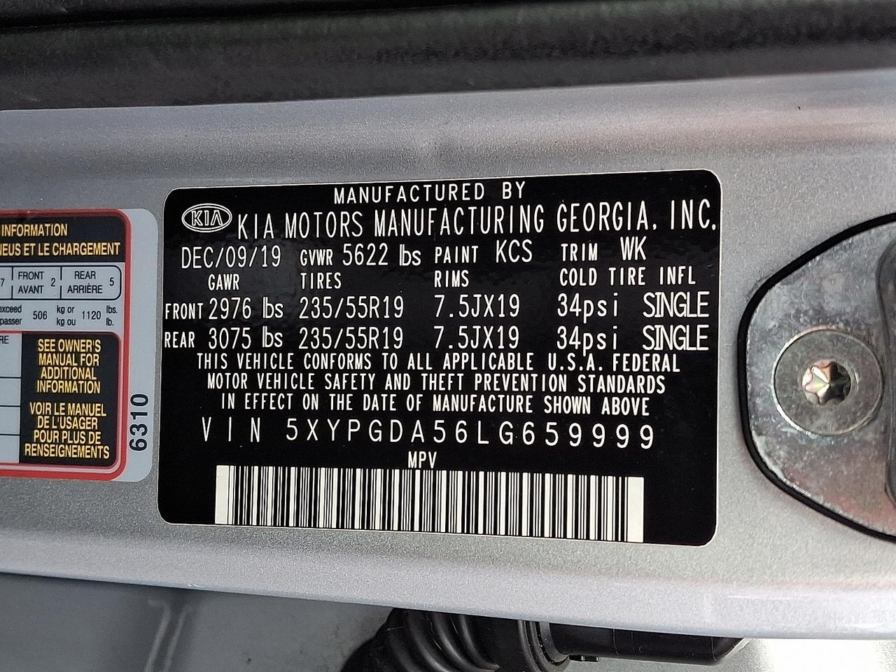 2020 Kia Sorento 3.3L S Vineland NJ