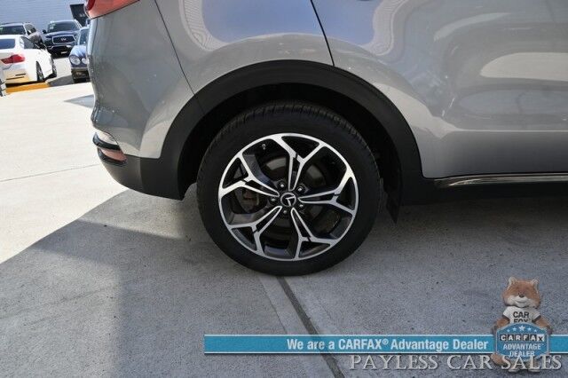 2020 Kia Sportage SX Turbo / AWD / Heated & Cooled Leather Seats / Heated Steering / NAV / Panoramic Sunroof / Adaptive Cruise / Blind Spot & Lane Alert / Apple CarPlay & Android Auto / Back Up Camera / Keyless Entry & Start / Tow Pkg Anchorage AK