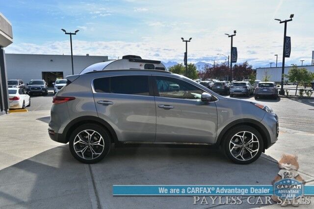 2020 Kia Sportage SX Turbo / AWD / Heated & Cooled Leather Seats / Heated Steering / NAV / Panoramic Sunroof / Adaptive Cruise / Blind Spot & Lane Alert / Apple CarPlay & Android Auto / Back Up Camera / Keyless Entry & Start / Tow Pkg Anchorage AK