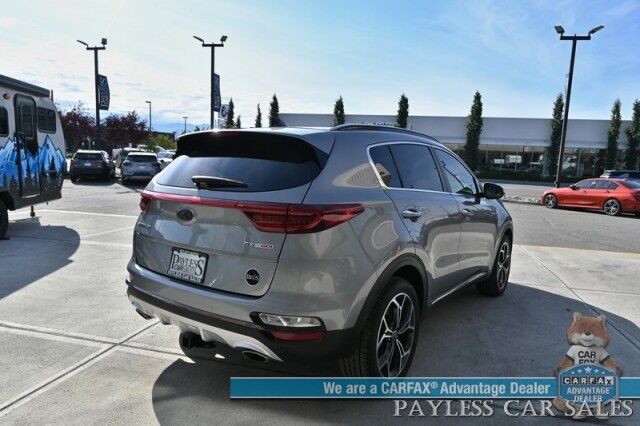 2020 Kia Sportage SX Turbo / AWD / Heated & Cooled Leather Seats / Heated Steering / NAV / Panoramic Sunroof / Adaptive Cruise / Blind Spot & Lane Alert / Apple CarPlay & Android Auto / Back Up Camera / Keyless Entry & Start / Tow Pkg Anchorage AK