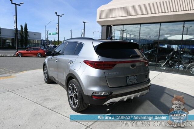 2020 Kia Sportage SX Turbo / AWD / Heated & Cooled Leather Seats / Heated Steering / NAV / Panoramic Sunroof / Adaptive Cruise / Blind Spot & Lane Alert / Apple CarPlay & Android Auto / Back Up Camera / Keyless Entry & Start / Tow Pkg Anchorage AK