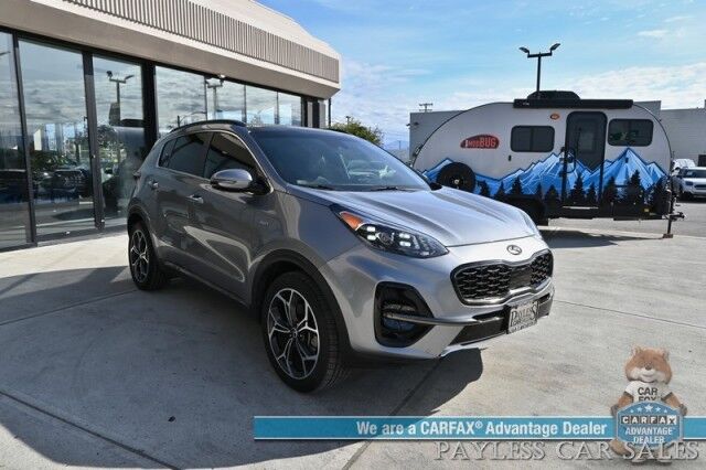2020 Kia Sportage SX Turbo / AWD / Heated & Cooled Leather Seats / Heated Steering / NAV / Panoramic Sunroof / Adaptive Cruise / Blind Spot & Lane Alert / Apple CarPlay & Android Auto / Back Up Camera / Keyless Entry & Start / Tow Pkg Anchorage AK