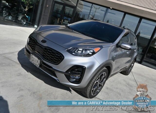 2020 Kia Sportage SX Turbo / AWD / Heated & Cooled Leather Seats / Heated Steering / NAV / Panoramic Sunroof / Adaptive Cruise / Blind Spot & Lane Alert / Apple CarPlay & Android Auto / Back Up Camera / Keyless Entry & Start / Tow Pkg Anchorage AK