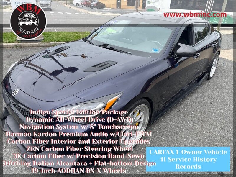 2020 Kia Stinger GT AWD w/ Indigo Special Edition Package