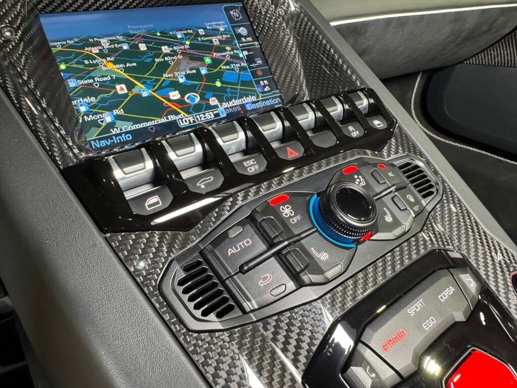 2020 Lamborghini Aventador SVJ Roadster Bianco Canopus paint, painted &quot;SVJ&quot;, Ad Personam interior, comfort seats AND MUCH MORE! Fort Lauderdale FL