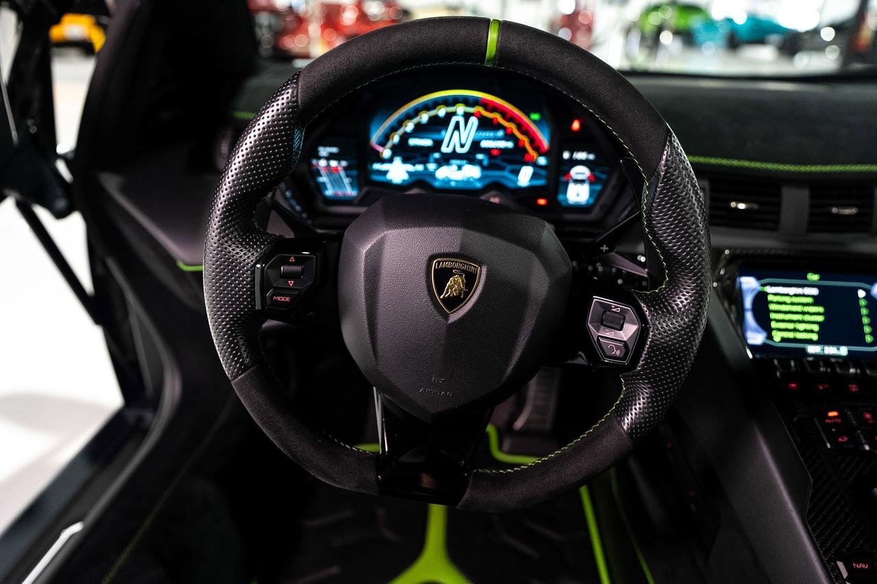 2020 Lamborghini Aventador SVJ Roadster Grigio Telesto paint,Ad Personam interior,Sensonum audio system,carbon galore AND MORE! Fort Lauderdale FL