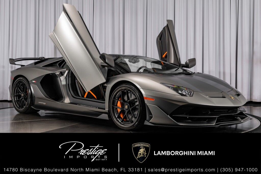 2020 Lamborghini Aventador SVJ Roadster North Miami Beach FL