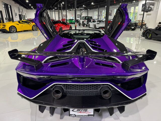 2020 Lamborghini Aventador SVJ Roadster Viola Parsifae paint, Ad Personam options, carbon galore AND MORE!! Fort Lauderdale FL