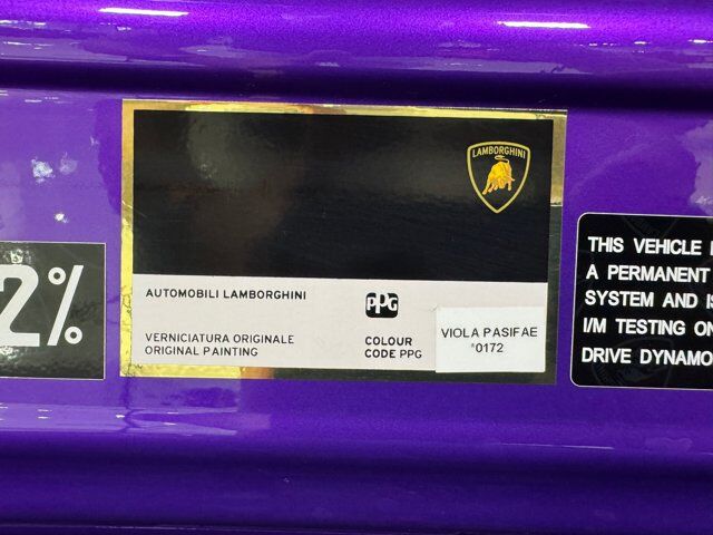 2020 Lamborghini Aventador SVJ Roadster Viola Parsifae paint, Ad Personam options, carbon galore AND MORE!! Fort Lauderdale FL