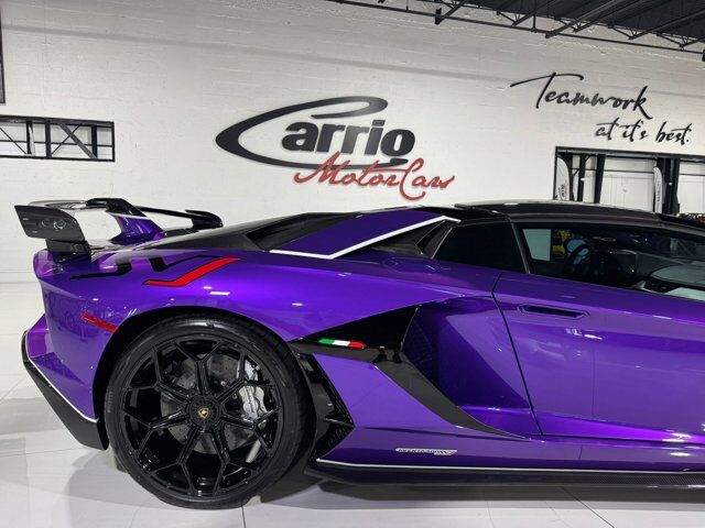 2020 Lamborghini Aventador SVJ Roadster Viola Parsifae paint, Ad Personam options, carbon galore AND MORE!! Fort Lauderdale FL