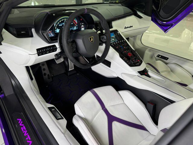 2020 Lamborghini Aventador SVJ Roadster Viola Parsifae paint, Ad Personam options, carbon galore AND MORE!! Fort Lauderdale FL