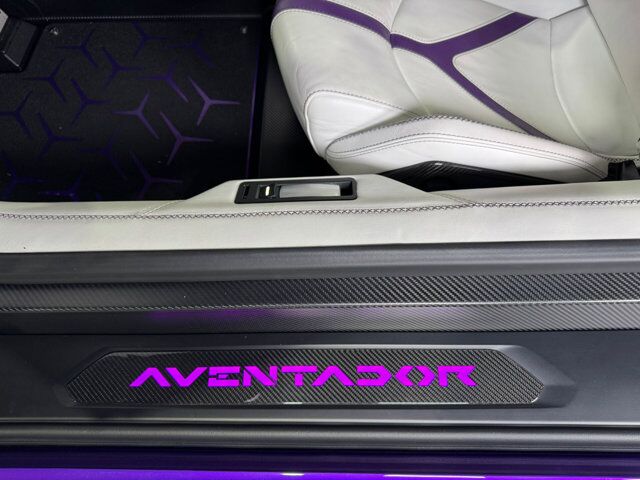 2020 Lamborghini Aventador SVJ Roadster Viola Parsifae paint, Ad Personam options, carbon galore AND MORE!! Fort Lauderdale FL