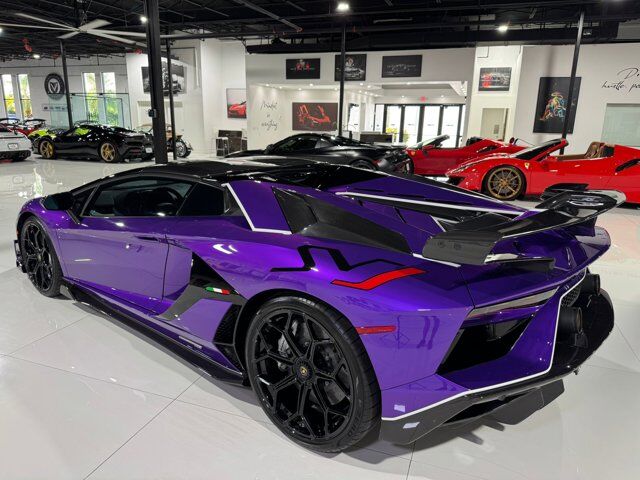 2020 Lamborghini Aventador SVJ Roadster Viola Parsifae paint, Ad Personam options, carbon galore AND MORE!! Fort Lauderdale FL