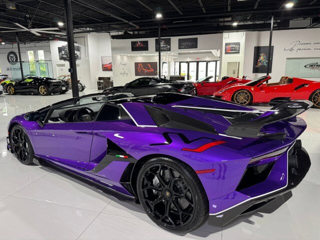 2020 Lamborghini Aventador SVJ Roadster Viola Parsifae paint, Ad Personam options, carbon galore AND MORE!! Fort Lauderdale FL