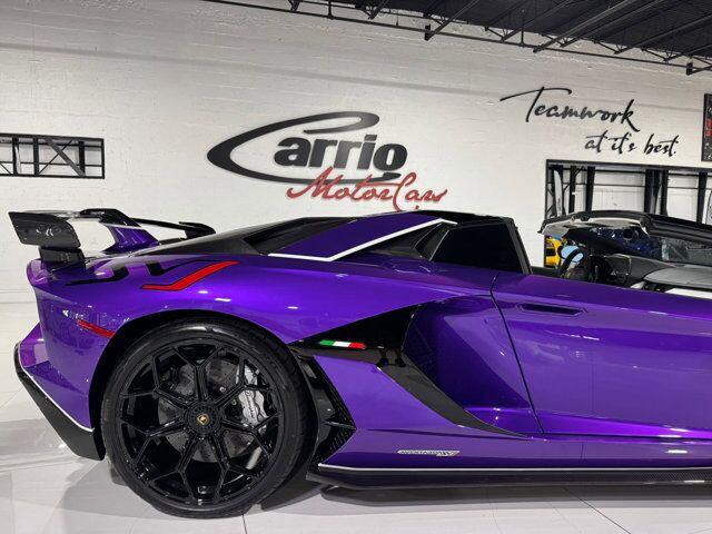 2020 Lamborghini Aventador SVJ Roadster Viola Parsifae paint, Ad Personam options, carbon galore AND MORE!! Fort Lauderdale FL