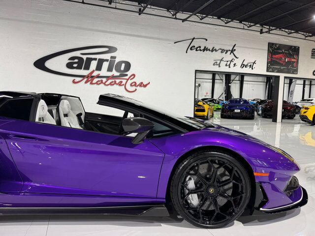 2020 Lamborghini Aventador SVJ Roadster Viola Parsifae paint, Ad Personam options, carbon galore AND MORE!! Fort Lauderdale FL