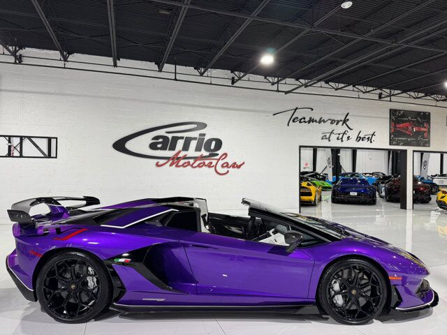 2020 Lamborghini Aventador SVJ Roadster Viola Parsifae paint, Ad Personam options, carbon galore AND MORE!! Fort Lauderdale FL