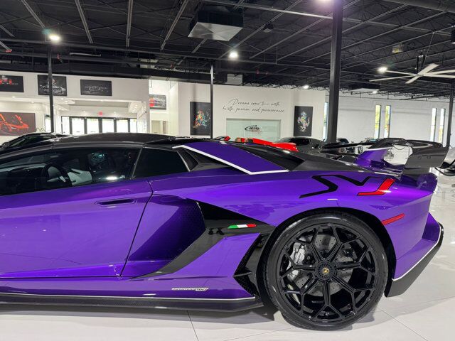 2020 Lamborghini Aventador SVJ Roadster Viola Parsifae paint, Ad Personam options, carbon galore AND MORE!! Fort Lauderdale FL