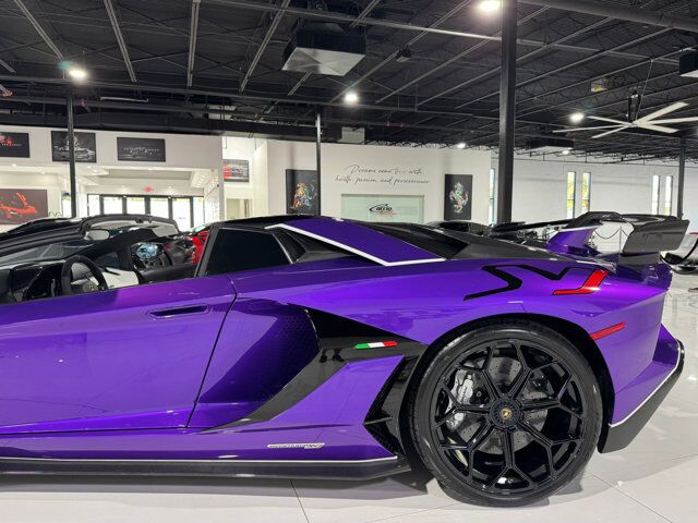 2020 Lamborghini Aventador SVJ Roadster Viola Parsifae paint, Ad Personam options, carbon galore AND MORE!! Fort Lauderdale FL