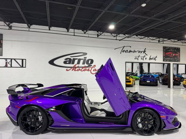 2020 Lamborghini Aventador SVJ Roadster Viola Parsifae paint, Ad Personam options, carbon galore AND MORE!! Fort Lauderdale FL