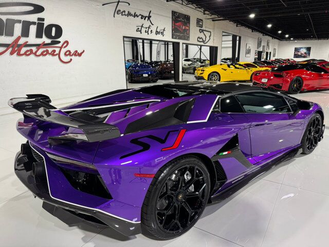 2020 Lamborghini Aventador SVJ Roadster Viola Parsifae paint, Ad Personam options, carbon galore AND MORE!! Fort Lauderdale FL