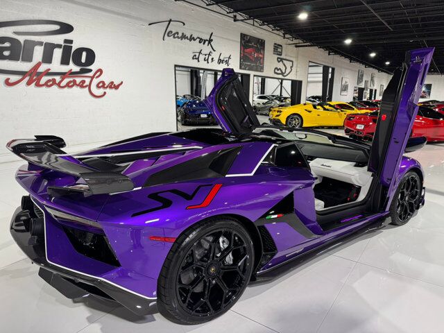 2020 Lamborghini Aventador SVJ Roadster Viola Parsifae paint, Ad Personam options, carbon galore AND MORE!! Fort Lauderdale FL