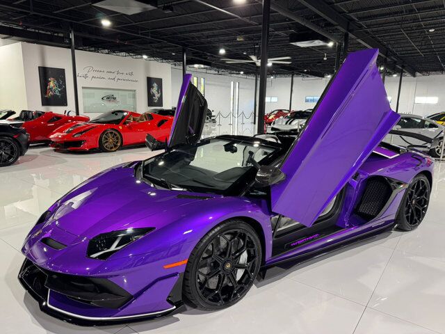 2020 Lamborghini Aventador SVJ Roadster Viola Parsifae paint, Ad Personam options, carbon galore AND MORE!! Fort Lauderdale FL