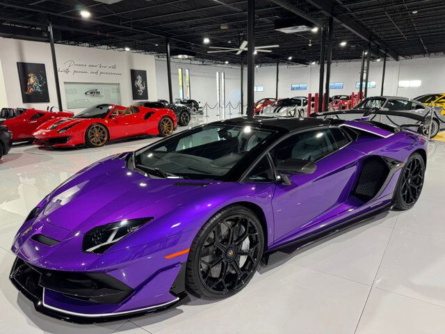 2020 Lamborghini Aventador SVJ Roadster Viola Parsifae paint, Ad Personam options, carbon galore AND MORE!! Fort Lauderdale FL