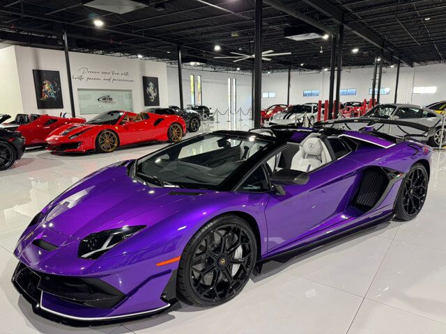 2020 Lamborghini Aventador SVJ Roadster Viola Parsifae paint, Ad Personam options, carbon galore AND MORE!! Fort Lauderdale FL